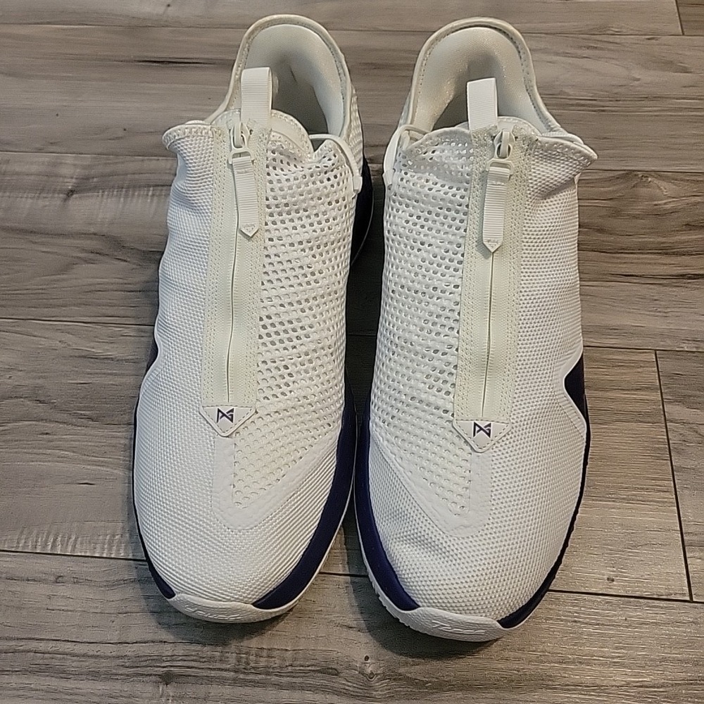 Nike Paul‎ George PG 4 TB Promo  Shoes Mens 17 White Purple Athletic Sneakers